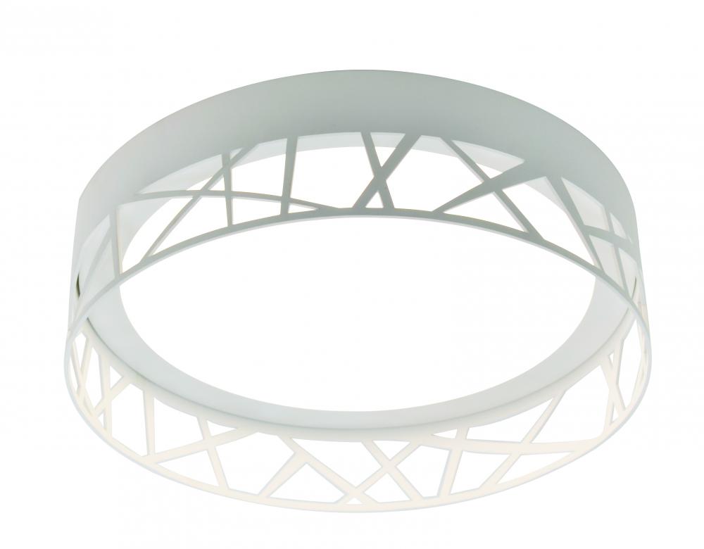 Boon LED Ceiling Mount - 16'' - White