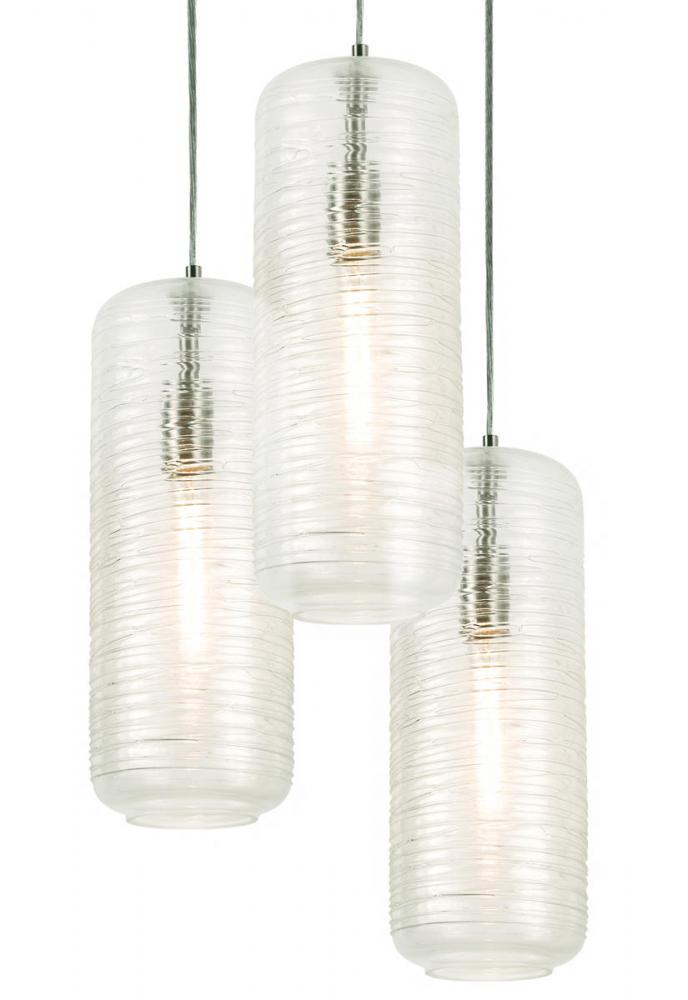 Hermosa 3 Light LED Round Pendant