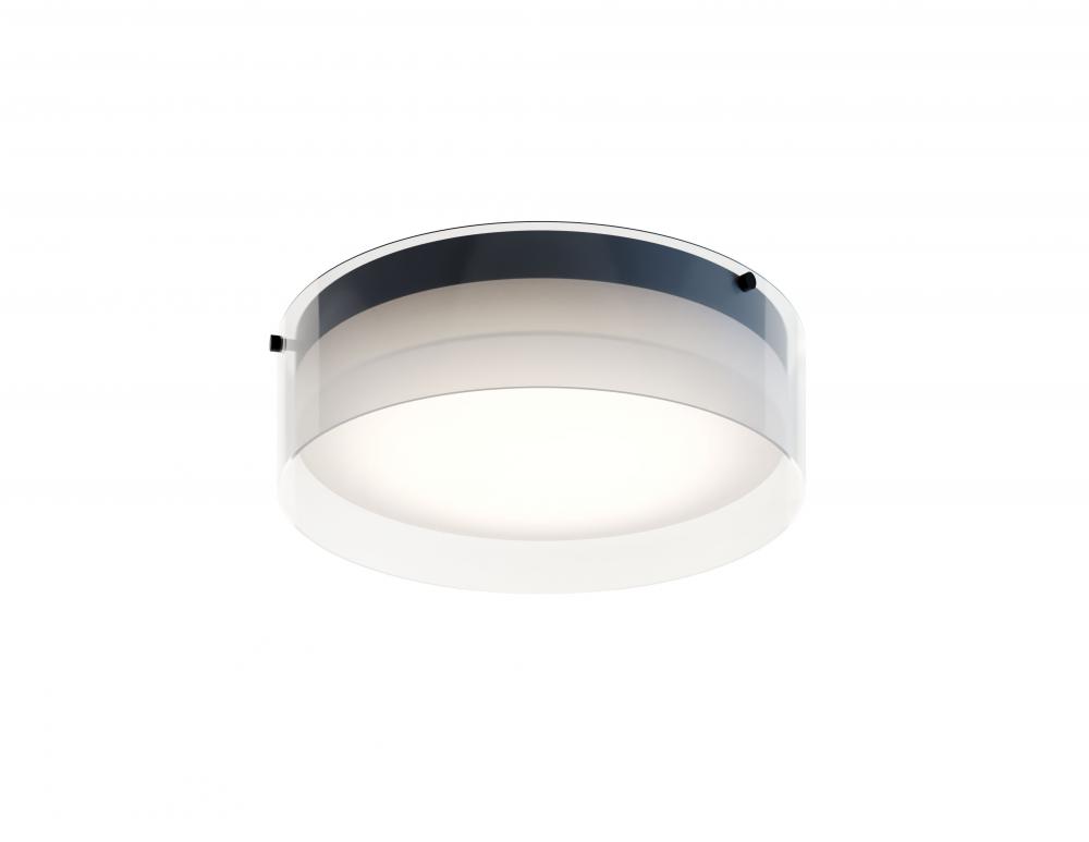 Studio 12'' Flush Mount Led 20W 120V BK