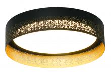 AFX Lighting, Inc. ASHF1626L30D1BK - Ash LED Flush Mount - 16'' - Black