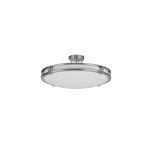 AFX Lighting, Inc. CAC18L5AJUDSN - Carlisle 18'' LED Semi-Flush, 120-277V, 34W, 5 CCT, SN