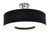 AFX Lighting, Inc. MCF1932LAJUD-BKSF - Montclair 20" LED Semi-Flush