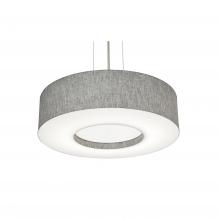 AFX Lighting, Inc. MCP1932LAJUDBK-GY - Montclair 19'' LED Pendant - 18W 120-277V,BK w/ GY