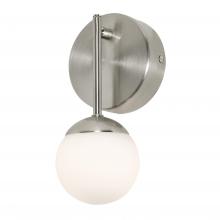 AFX Lighting, Inc. PRLS0409L30D1SN - PEARL SCONCE LED 6.5W 650lm 120V