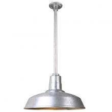 Hi-Lite MFG Co. H-QSN15116-SA-96/QSN24ST3-96/QSNHDSMC-96 - 16" Ceiling Stem Light