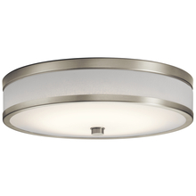 Kichler 11303NILED - Pira 15" LED Flush Mount Brushed Nickel