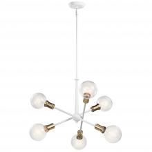 Kichler 43095WH - Chandelier 6Lt