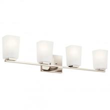 Kichler 55018PN - Roehm™ 4 Light Vanity Light Polished Nickel