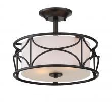 Designers Fountain 88611-ORB - Avara 13" 2-Light Semi-Flush
