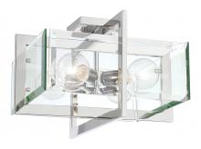 Designers Fountain 93611-PN - Ethan 4 Light Semi-Flushmount