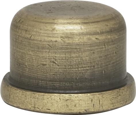 1/2" Finial; Zinc Die Cast 1/4-27; Antique Brass Finish