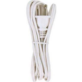 8 Foot 18/2 SPT-2 105C Cord Set; Brown Finish; 36" Hank; 200 Carton; Molded Polarized Plug;