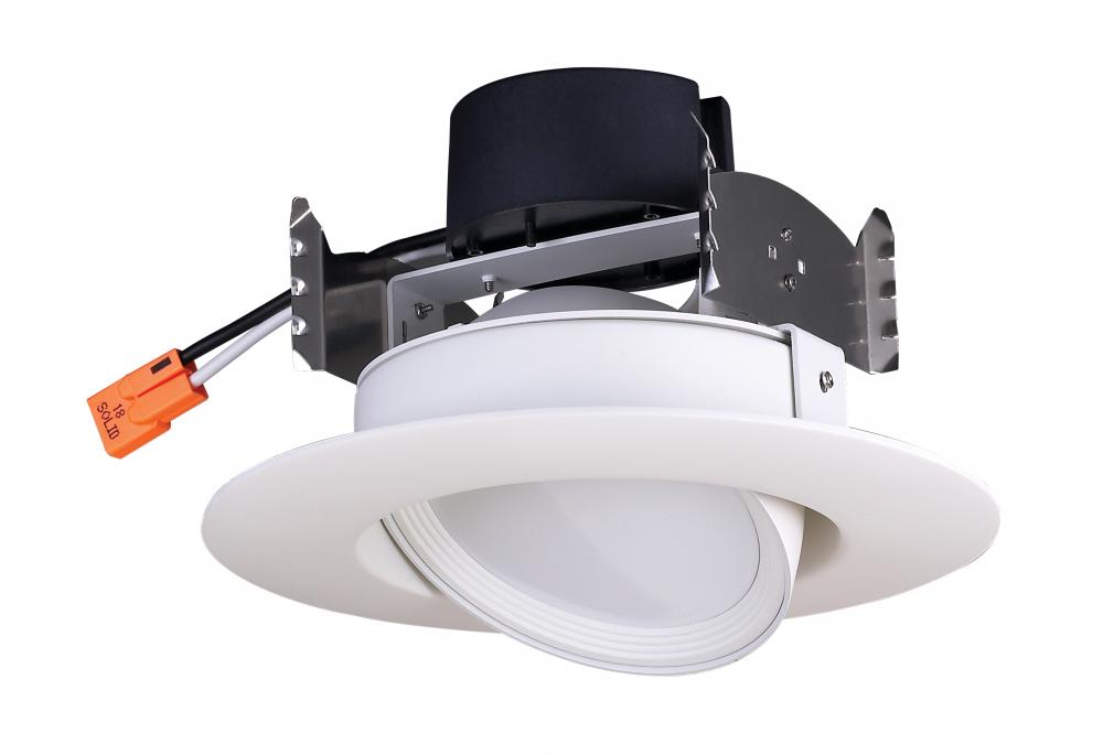 9.5 watt LED Directional Retrofit Downlight - Gimbaled; 4"; 4000K; 40' Beam spread; 120