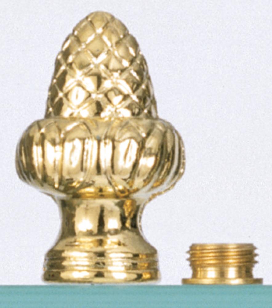 Brass Finial Acorn Knob