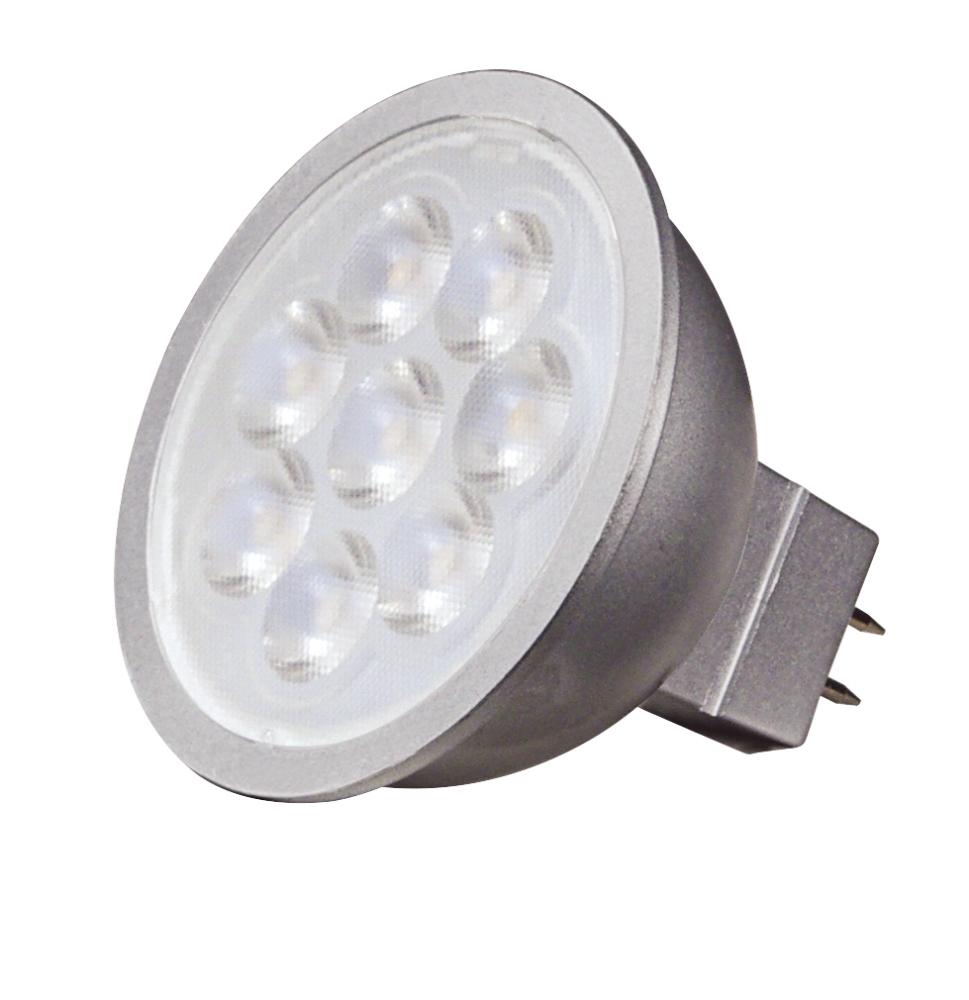 6.5 Watt; LED MR16 LED; 5000K; 40 deg. Beam Angle; GU5.3 base; 12 Volt AC/DC