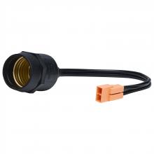 Satco Products Inc. 80/868 - QC to E26 Socket Whip for Downlight Cans; Temp Light Adapter Cable