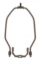 Satco Products Inc. 90/2089 - Heavy Duty Harp; Dark Antique Brass Finish; 8" Height; 1/8 IP Saddle; 1/4-27 Thread; 125 Carton