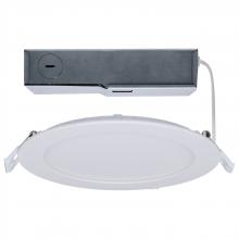 Satco Products Inc. S11691 - 11/15 Watt; LED Direct Wire Downlight; 27K/3K/35K/4K/5K CCT; Remote Driver; 6 Inch; Round; Flat