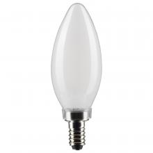 Satco Products Inc. S21278 - 5.5 Watt B11 LED; Frost; Candelabra base; 90 CRI; 2700K; 120 Volt