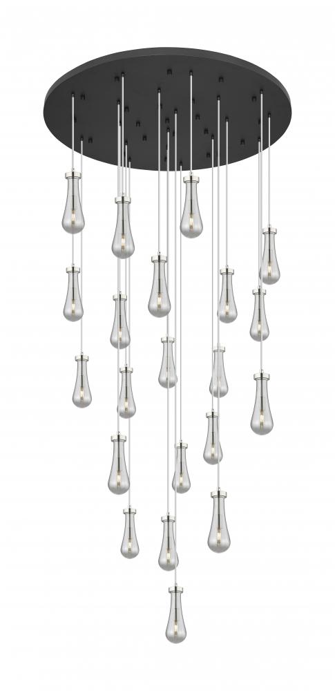 Owego - 21 Light - 48 inch - Polished Nickel - Multi Pendant