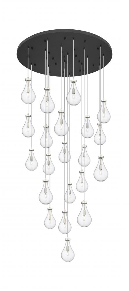 Owego - 21 Light - 48 inch - Brushed Satin Nickel - Multi Pendant