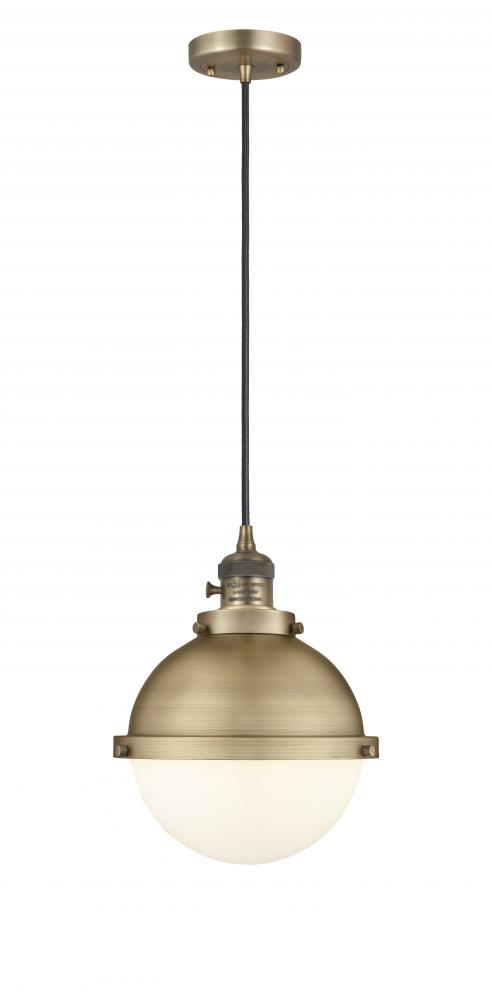 Hampden - 1 Light - 9 inch - Brushed Brass - Cord hung - Mini Pendant