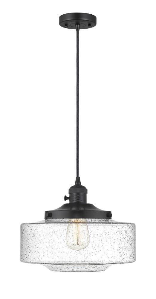 Bridgeton - 1 Light - 16 inch - Matte Black - Cord hung - Mini Pendant