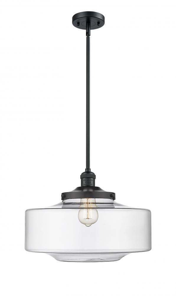 Bridgeton - 1 Light - 16 inch - Matte Black - Stem Hung - Mini Pendant