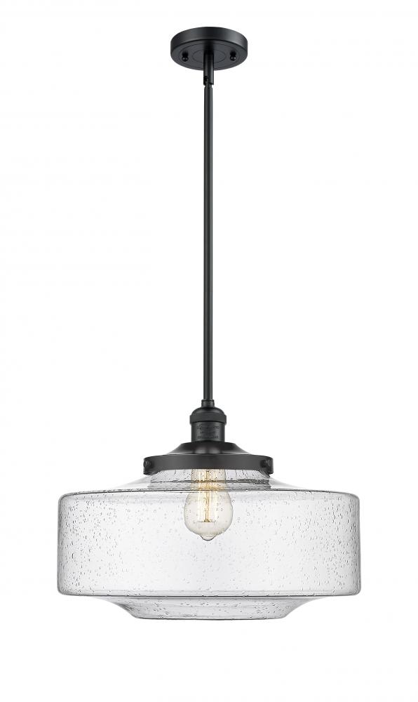 Bridgeton - 1 Light - 12 inch - Matte Black - Stem Hung - Mini Pendant