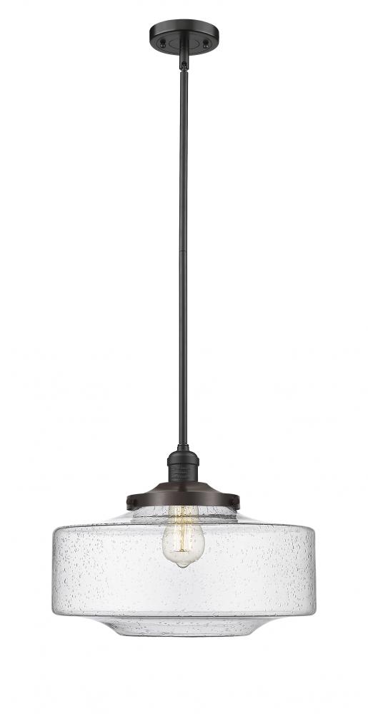 Bridgeton - 1 Light - 16 inch - Oil Rubbed Bronze - Stem Hung - Mini Pendant