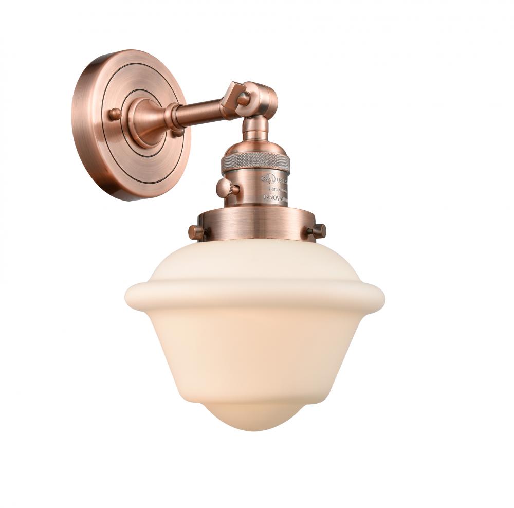 Oxford - 1 Light - 8 inch - Antique Copper - Sconce