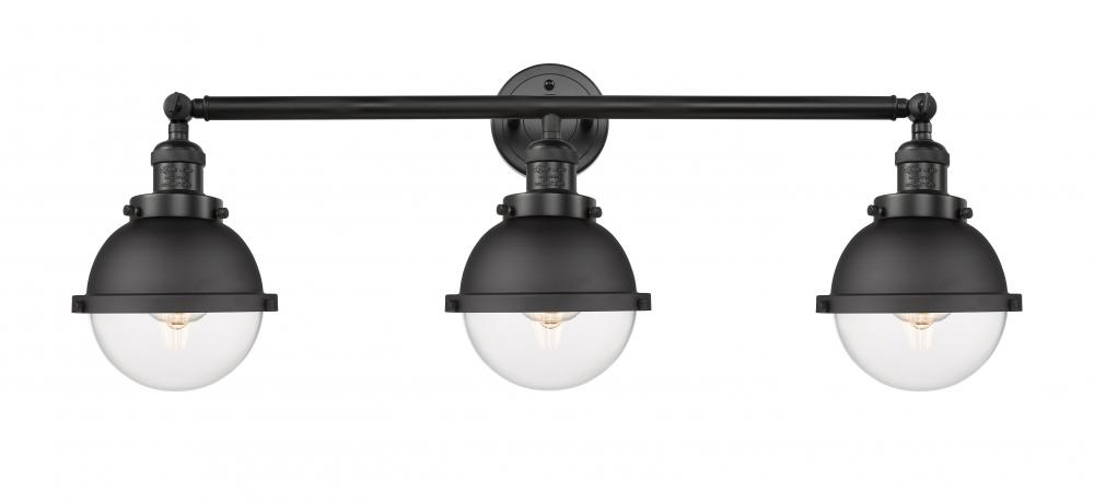 Hampden - 3 Light - 34 inch - Matte Black - Bath Vanity Light