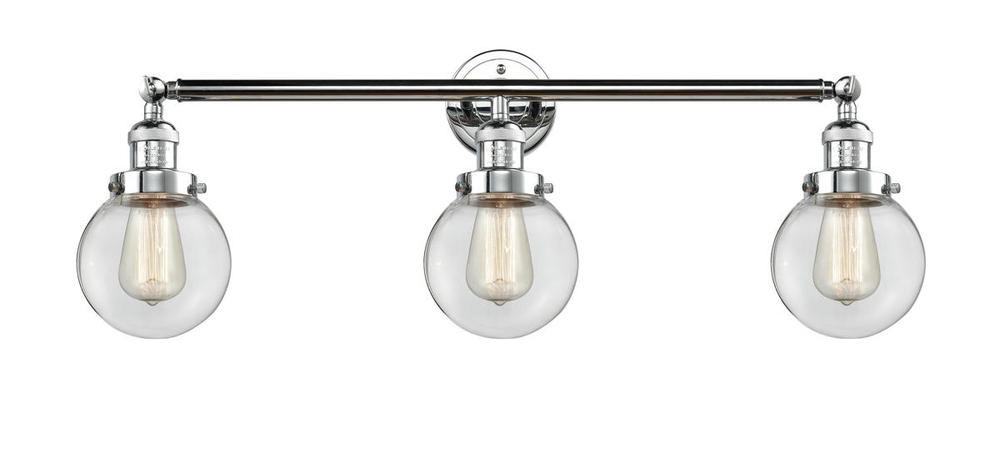 Beacon - 3 Light - 30 inch - Polished Chrome - Bath Vanity Light