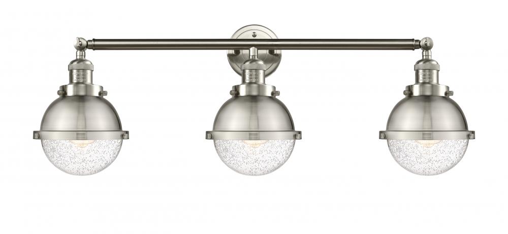 Hampden - 3 Light - 34 inch - Brushed Satin Nickel - Bath Vanity Light