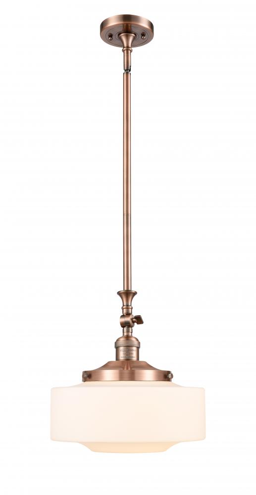 Bridgeton - 1 Light - 12 inch - Antique Copper - Stem Hung - Mini Pendant