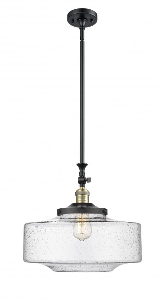 Bridgeton - 1 Light - 16 inch - Black Antique Brass - Stem Hung - Mini Pendant