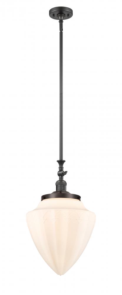 Bullet - 1 Light - 12 inch - Oil Rubbed Bronze - Stem Hung - Mini Pendant