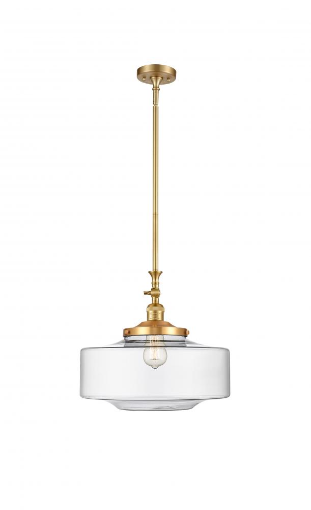 Bridgeton - 1 Light - 16 inch - Satin Gold - Stem Hung - Mini Pendant