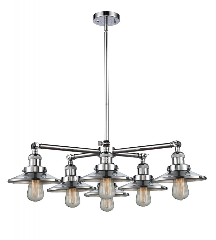 Railroad 6 Light Chandelier