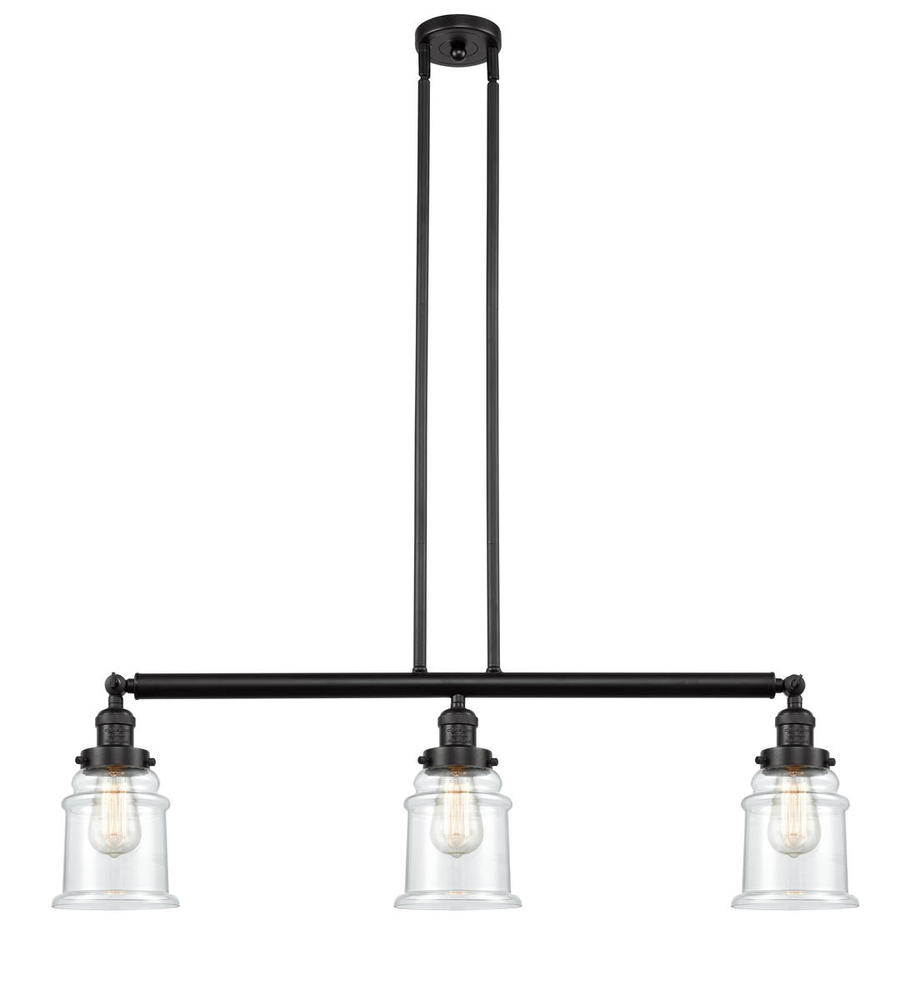 Canton - 3 Light - 39 inch - Oil Rubbed Bronze - Stem Hung - Island Light