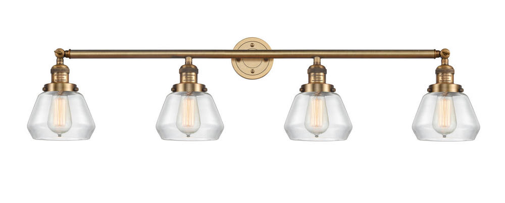 Fulton - 4 Light - 43 inch - Brushed Brass - Bath Vanity Light