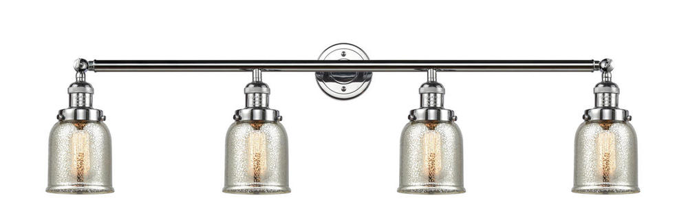 Bell - 4 Light - 43 inch - Polished Chrome - Bath Vanity Light