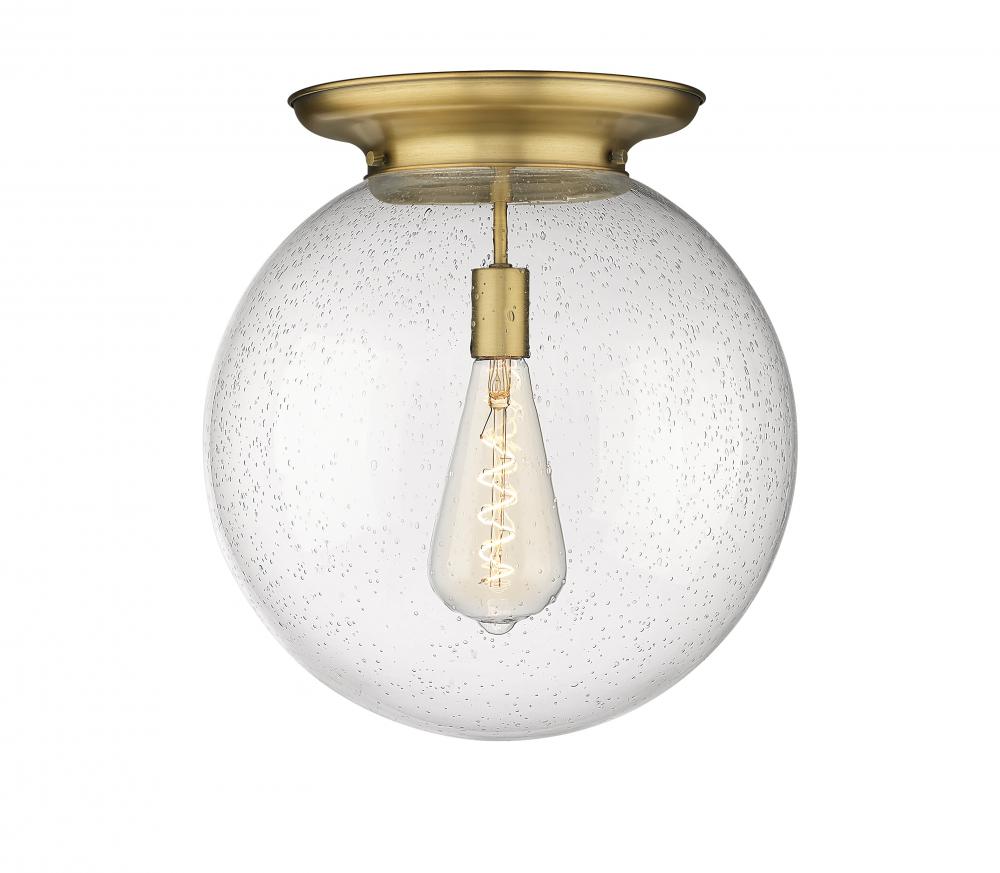 Beacon - 1 Light - 16 inch - Brushed Brass - Flush Mount