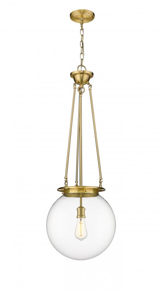 Beacon - 1 Light - 14 inch - Satin Gold - Chain Hung - Pendant