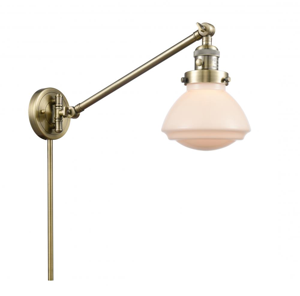 Olean - 1 Light - 9 inch - Antique Brass - Swing Arm