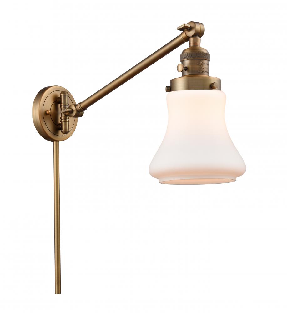 Bellmont - 1 Light - 8 inch - Brushed Brass - Swing Arm