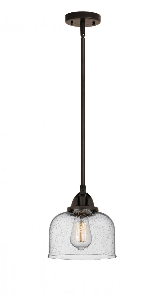 Bell - 1 Light - 8 inch - Oil Rubbed Bronze - Cord hung - Mini Pendant