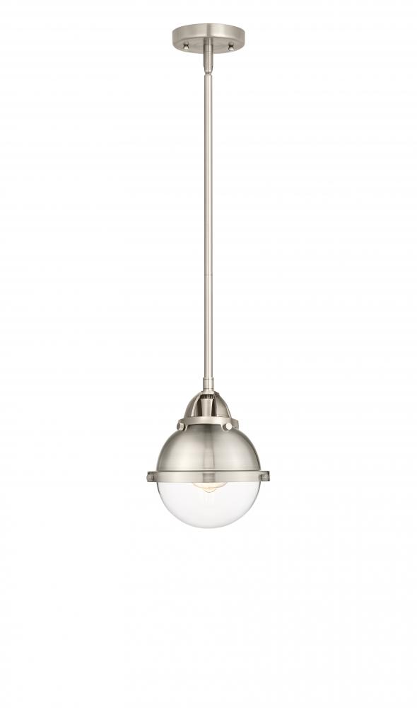 Hampden - 1 Light - 7 inch - Brushed Satin Nickel - Cord hung - Mini Pendant