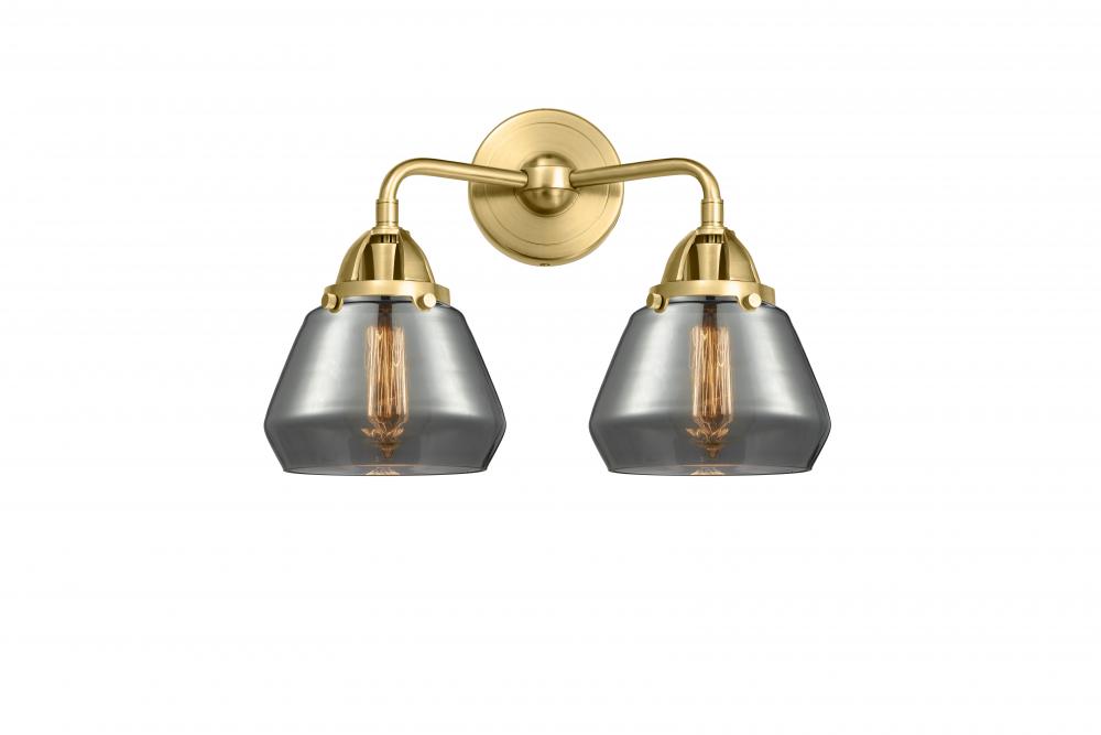 Fulton - 2 Light - 15 inch - Satin Gold - Bath Vanity Light