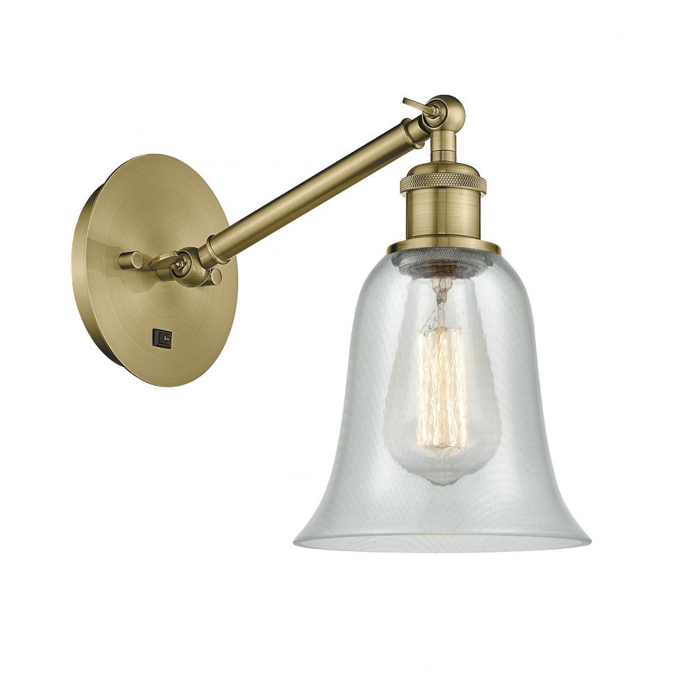 Hanover - 1 Light - 6 inch - Brushed Satin Nickel - Sconce